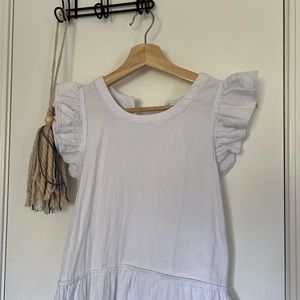 White womens maxi dress